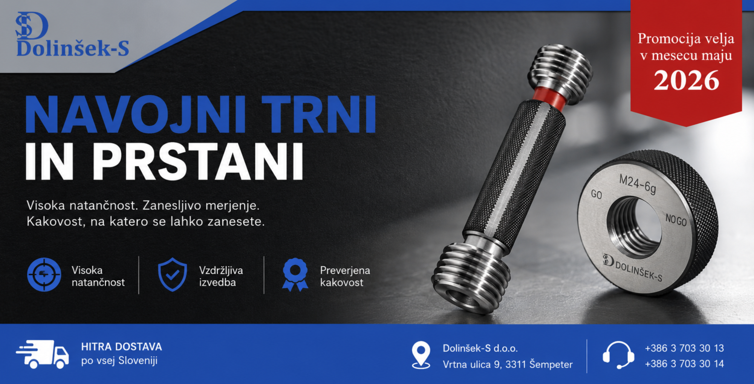 Navojni trn GO NOGO